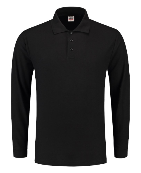 Afbeeldingen van TRICORP CASUAL Poloshirt Lange Mouw 201009 zwart XL