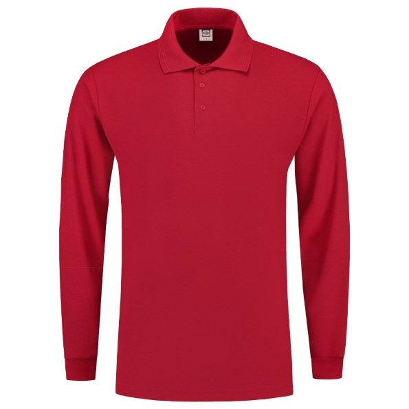 Afbeeldingen van TRICORP CASUAL Poloshirt Lange Mouw 201009 rood M