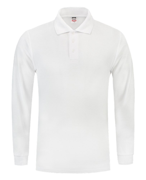 Afbeeldingen van TRICORP CASUAL Poloshirt Lange Mouw 201009 wit L