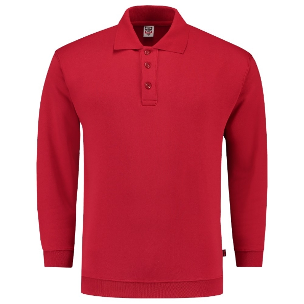 Afbeeldingen van TRICORP CASUAL Polosweater Boord 301005 Rood XS