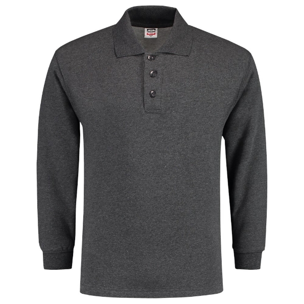 Afbeeldingen van TRICORP CASUAL Polosweater 301004 antraciet M