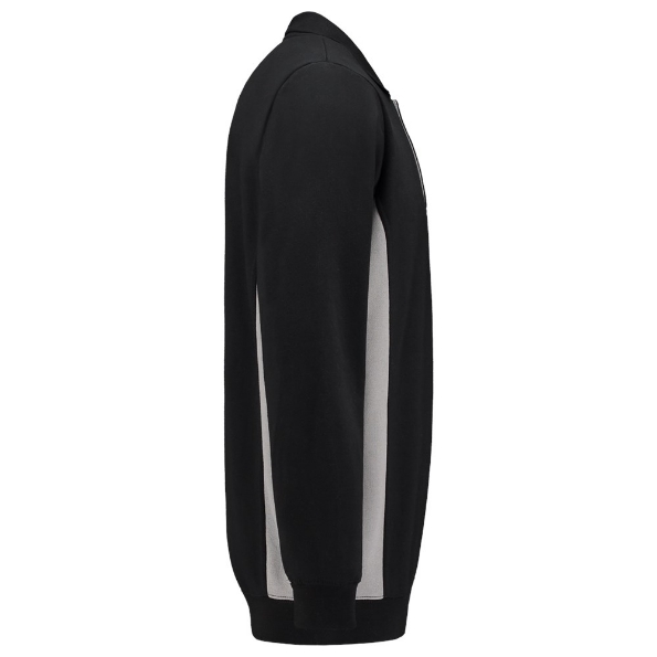 Afbeeldingen van TRICORP WORKWEAR Polosweater Bicolor 302003 zwart/grijs 6XL