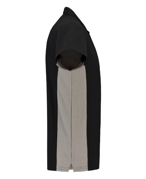 Afbeeldingen van TRICORP WORKWEAR Poloshirt Bicolor Borstzak 202002 zwart/grijs S