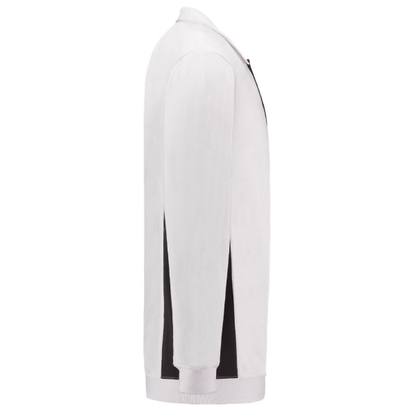 Afbeeldingen van TRICORP WORKWEAR Polosweater Bicolor Borstzak 302001 wit/donkergrijs 4XL