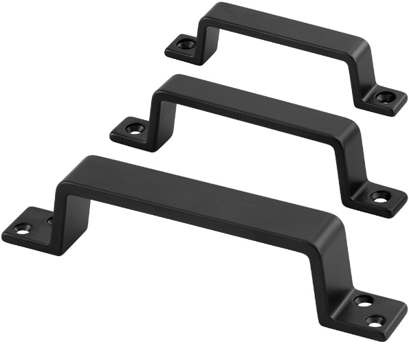 Afbeeldingen van Hermeta Handgreep 4200 110mm opschroevend mat zwart