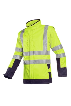 Afbeeldingen van Sioen 9643 Heatherton Softshell fluor geel/marine 2XL