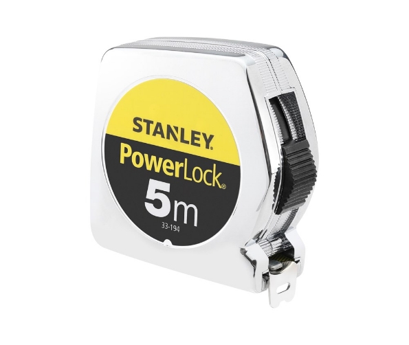 Afbeeldingen van STANLEY Rolbandmaat PowerLock® Classic ABS 0-33-194 5m x 19mm