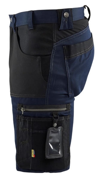 Afbeeldingen van Blåkläder Short met Stretch 1798 donkermarine/zwart C62