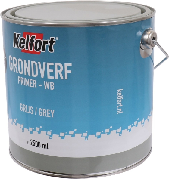 Afbeeldingen van Kelfort grondverf op waterbasis grijs 2500ml