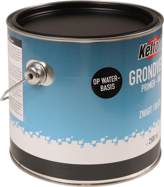 Afbeeldingen van Kelfort grondverf op waterbasis zwart 2500ml