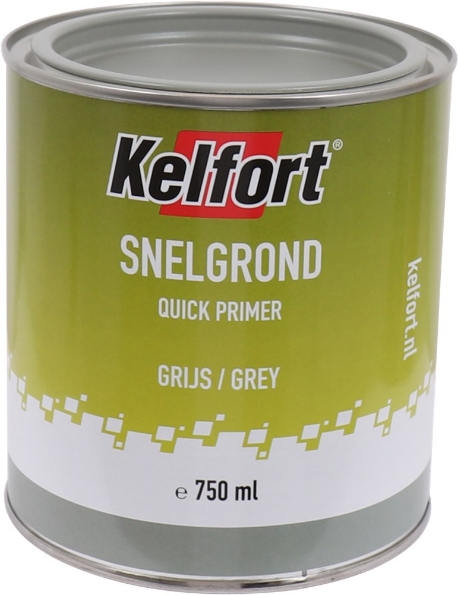 Afbeeldingen van Kelfort Grondverf snelgrond grijs 750ml
