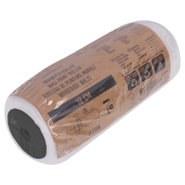 Afbeeldingen van Copenhagen Pro muurverfroller vestan 4* - 21 mm poolhoogte - 18 cm - wit