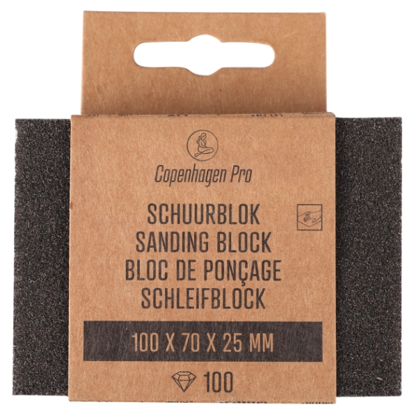 Afbeeldingen van Copenhagen Pro schuurblok middel - 100 x 70 x 25 mm
