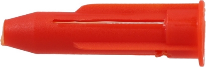 Afbeeldingen van Kelfort Lichte rosett plug zonder schroef rood 6x30 mm (100)
