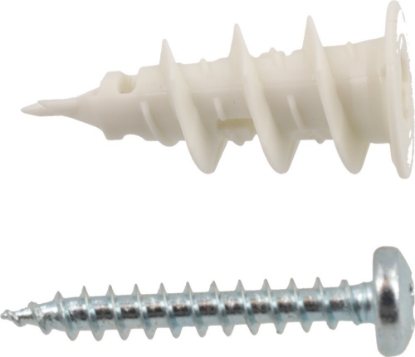 Afbeeldingen van Kelfort Jet-drive plug nylon met schroef 14x32 (100)