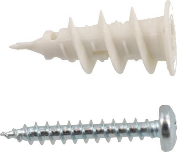 Afbeeldingen van Kelfort Jet-drive plug nylon met schroef 14x32 (100)