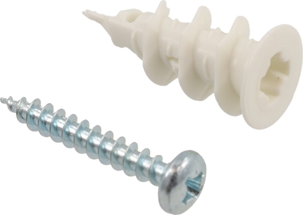 Afbeeldingen van Kelfort Jet-drive plug nylon met schroef 14x32 (100)