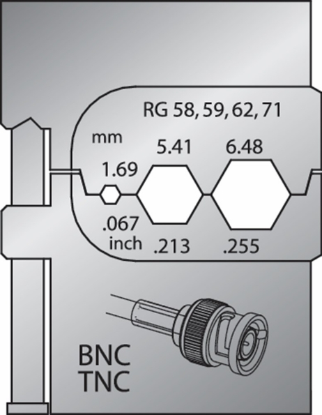 Afbeeldingen van GEDORE Krimpbek tbv coax-connectoren 8140-14