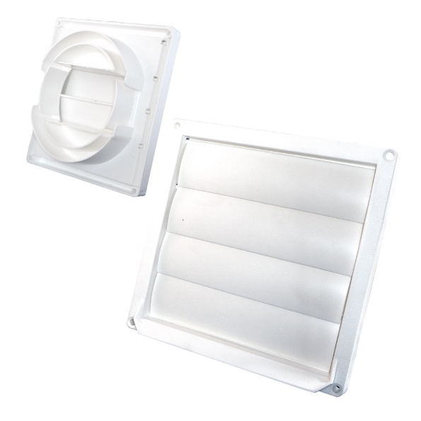 Afbeeldingen van WEHA Lamellenrooster Wit 100/125