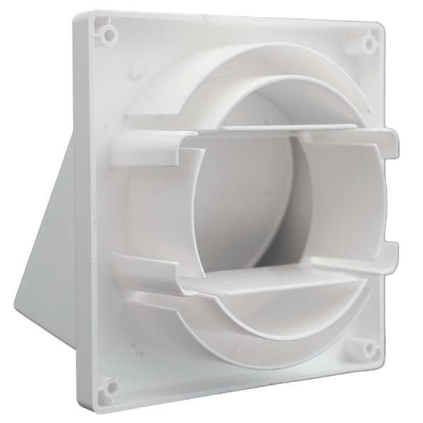 Afbeeldingen van WEHA Wasemkaprooster, 100-125 mm, wit, pvc