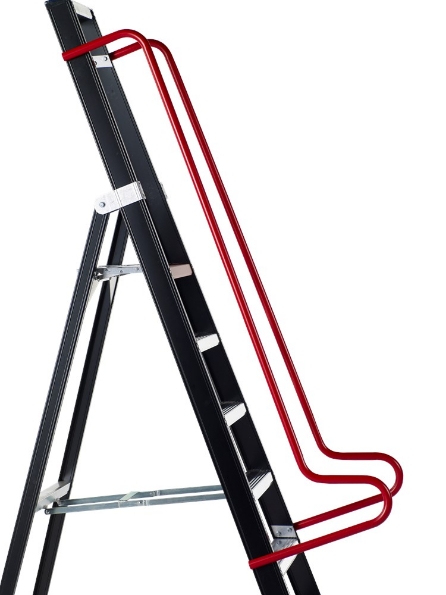 Afbeeldingen van Altrex Magazijntrap - aluminium trap (gecoat) Taurus 1 x 11