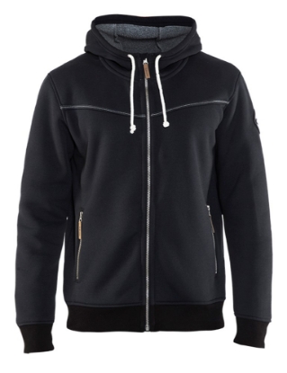 Afbeeldingen van Blåkläder Hoodie met warme voering 4933 Zwart 2XL
