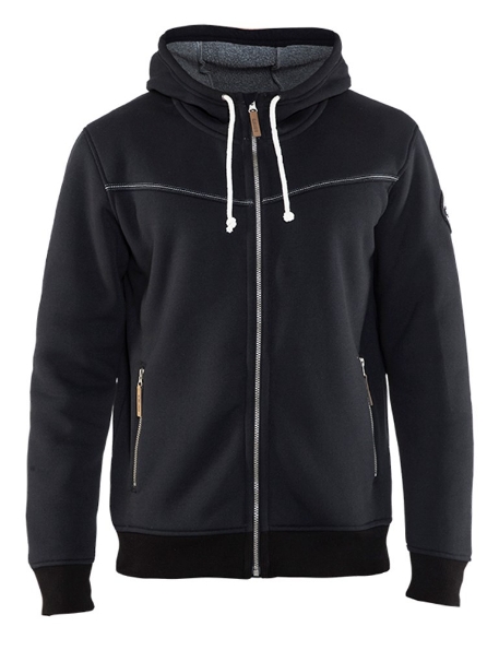 Afbeeldingen van Blåkläder Hoodie met warme voering 4933 Zwart 3XL