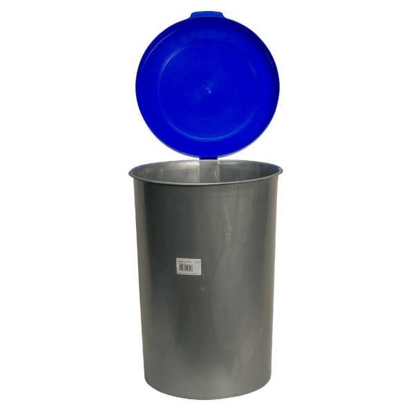 Afbeeldingen van GRIPLINE Afvalcontainer grijs 55 liter