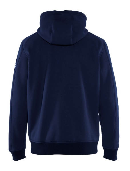 Afbeeldingen van Blåkläder Hoodie met warme voering 4933 Marine Blauw 3XL