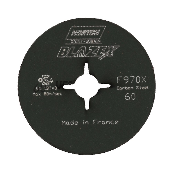 Afbeeldingen van Norton Fiberschuurschijf Blaze X F970X 125x22  P60