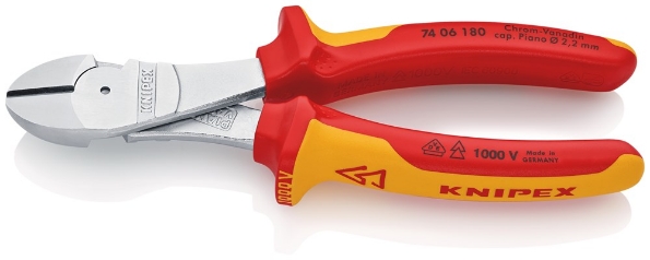 Afbeeldingen van KNIPEX Kracht-zijsnijtang VDE 180