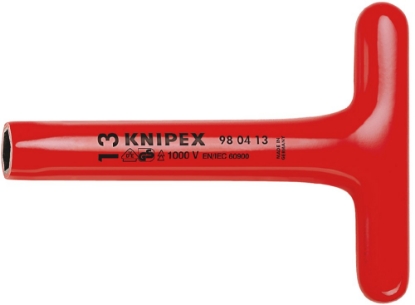 Afbeeldingen van KNIPEX Steeksleutel, met T-greep 10mm