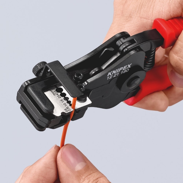 Afbeeldingen van KNIPEX Afstriptang, met precisie geslepen messen 180