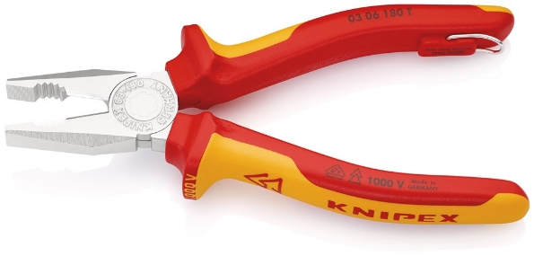 Afbeeldingen van KNIPEX Kombitang verchroomt comfort VDE 180mm