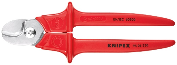 Afbeeldingen van KNIPEX Kabelschaar, benen met kunststof omspoten VDE 230