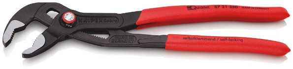 Afbeeldingen van KNIPEX Cobra® QuickSet, Hightech-waterpomptang 250