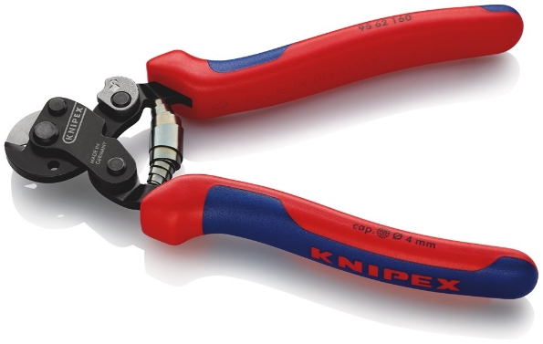 Afbeeldingen van KNIPEX Staaldraadschaar, ook voor zeer stevige draadkabels 160mm