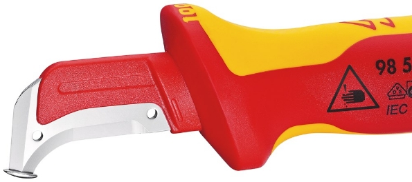 Afbeeldingen van KNIPEX Ontmantelingsmes, met glijschoen 155