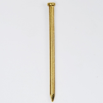 Afbeeldingen van HJZ Nagel messing vk (1kg) 13x0.9