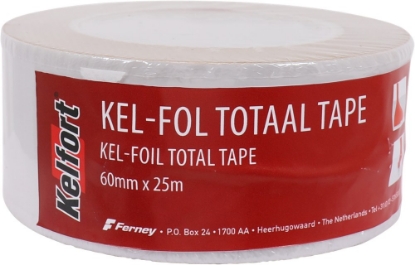 Afbeeldingen van Kelfort kel-fol  universele folietape wit 60mm x 2
