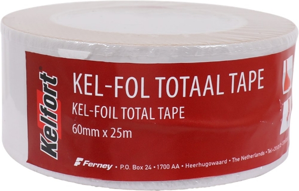 Afbeeldingen van Kelfort kel-fol  universele folietape wit 60mm x 2