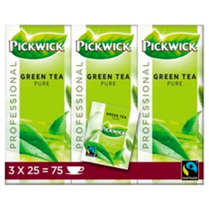 Afbeeldingen van Pickwick Groene  thee pure 1,,5gr (75)