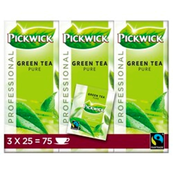 Afbeeldingen van Pickwick Groene  thee pure 1,,5gr (75)
