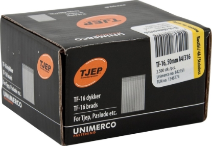 Afbeeldingen van TJEP Brad 0° 16GA TF-16 RVS A4 1,6x50mm (5000)