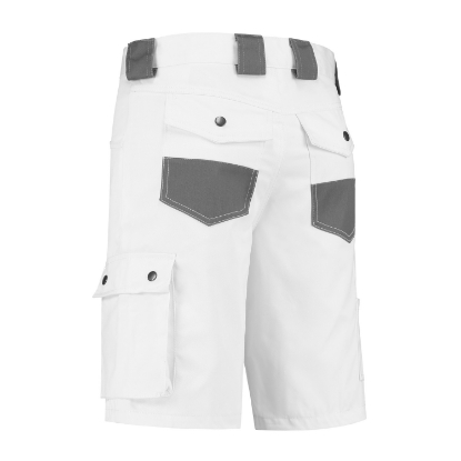 Afbeeldingen van Bestex korte broek BK6040 wit/grijs 64