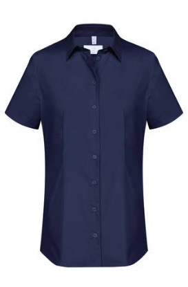 Afbeeldingen van Greiff dames blouse 6516 korte mouw marine 38