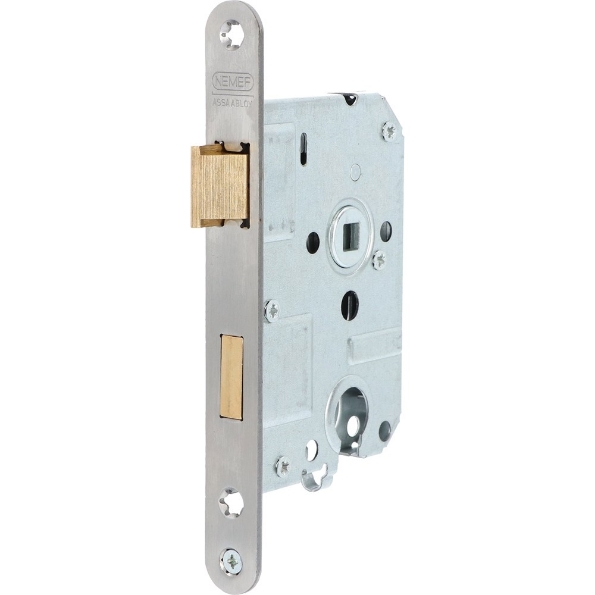 Afbeeldingen van Nemef Deurslot, PC-uitsparing 1269 PC55 RVS 50 mm Links