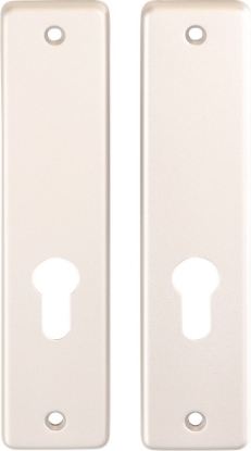 Afbeeldingen van Oxloc Kortschild, pc55, zonder krukgat, rechte hoek, f1m