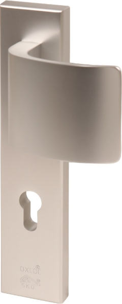 Afbeeldingen van Oxloc Veiligheids garnituur, PC72, rechts, inclusief gatdeel, massief, rechte hoek, f1