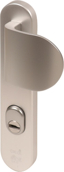 Afbeeldingen van Oxloc Veiligheid voordeurgarnituur met deurduwer PC72, rechts kerntrekbeveiliging SKG3 F1